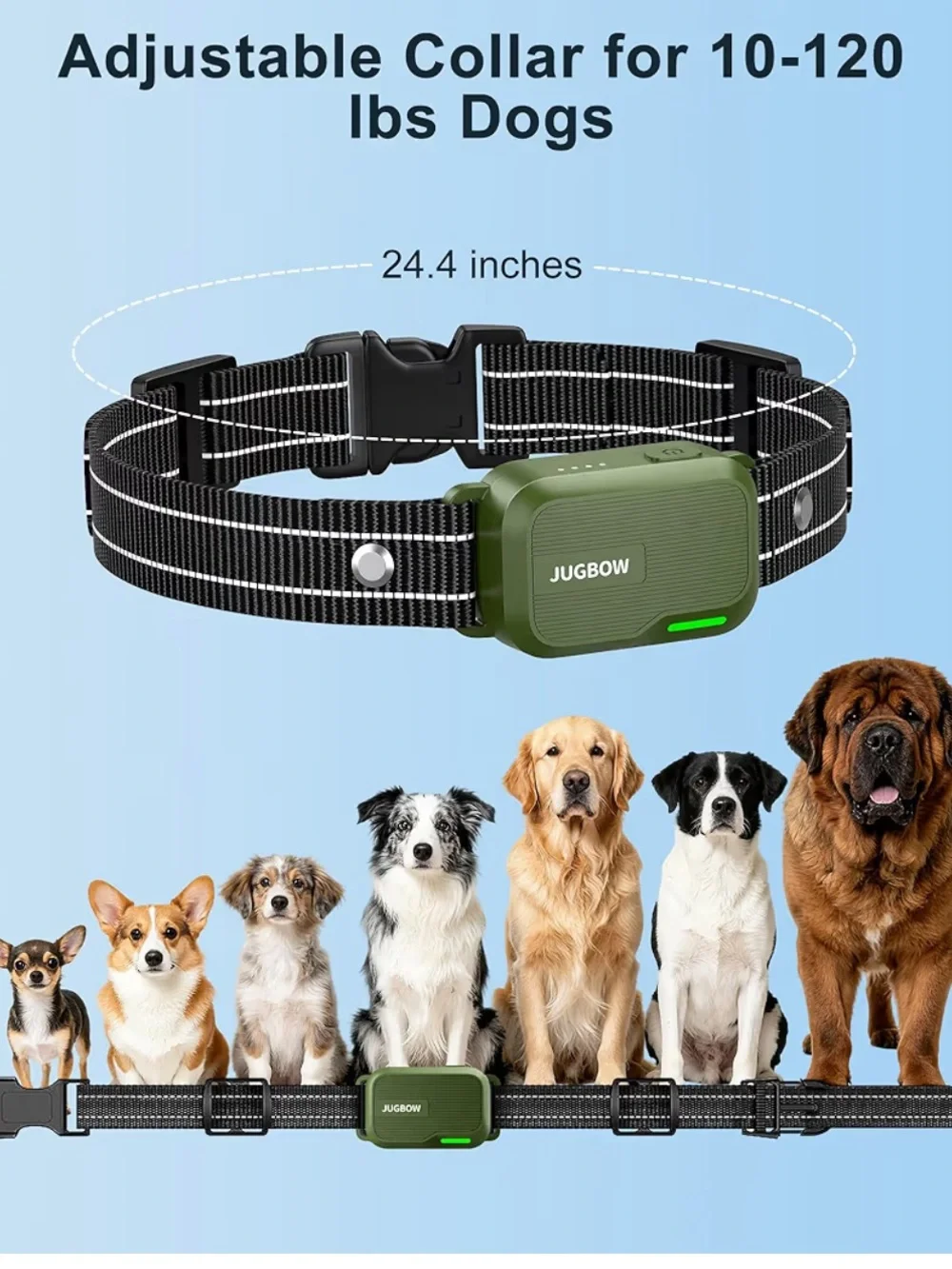 Jugbow dog training collar NEW